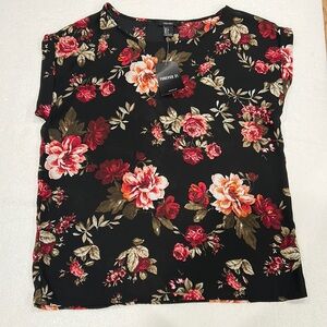 Forever 21 Floral Sheer Top size Small New with Tags